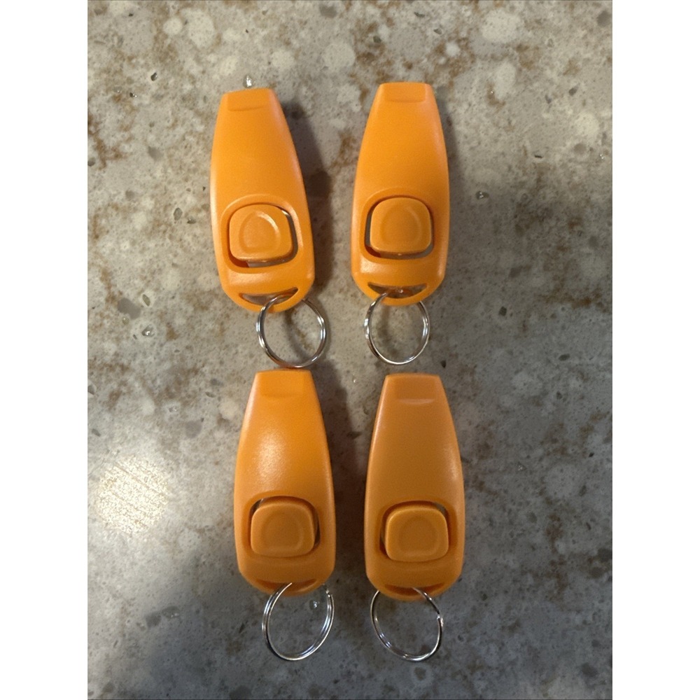 Dog Training Whistle Pet‎ Clicker 4 Pack